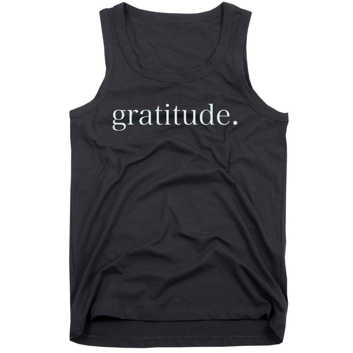 Goodness Kindness Gratitude Good Life Uplifting Tank Top