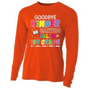 Goodbye Kindergarten Graduation Hello First Grade Cooling Performance Long Sleeve Crew