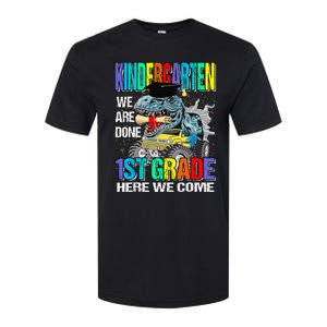 Goodbye Kindergarten Graduation Dinosaur Hello 1st Grade Softstyle CVC T-Shirt