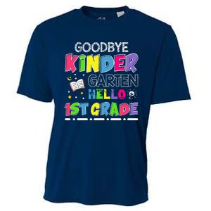 Goodbye Kindergarten Graduation Hello First Grade Cooling Performance Crew T-Shirt