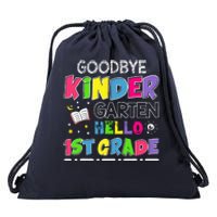 Goodbye Kindergarten Graduation Hello First Grade Drawstring Bag