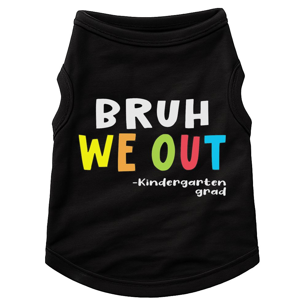 Goodbye Kindergarten Hello 1st Grade Kindergarten Graduation Doggie Tank