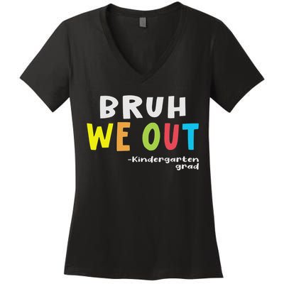 Goodbye Kindergarten Hello 1st Grade Kindergarten Graduation Women's V-Neck T-Shirt