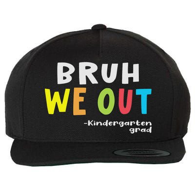 Goodbye Kindergarten Hello 1st Grade Kindergarten Graduation Wool Snapback Cap
