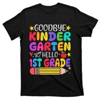 Goodbye Kindergarten Hello First Grade Graduation First Day T-Shirt