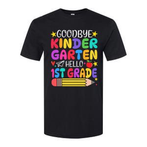 Goodbye Kindergarten Hello First Grade Graduation First Day Softstyle CVC T-Shirt