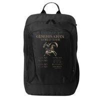 Genghis Khan Historic Mongol Asian History City Backpack