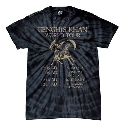 Genghis Khan Historic Mongol Asian History Tie-Dye T-Shirt