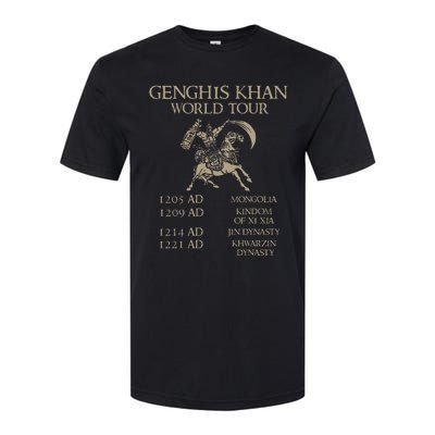 Genghis Khan Historic Mongol Asian History Softstyle CVC T-Shirt