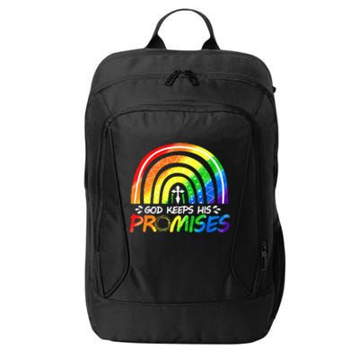 God Keeps His Promise Rainbow Christian Bible Noah City Backpack