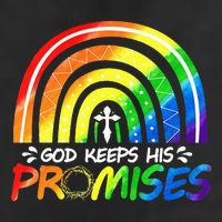 God Keeps His Promise Rainbow Christian Bible Noah Adult Drive Performance Visor