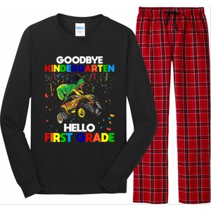 Goodbye Kindergarten Hello First Grade 1St Grade Meaningful Gift Long Sleeve Pajama Set