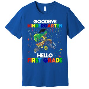 Goodbye Kindergarten Hello First Grade 1St Grade Meaningful Gift Premium T-Shirt