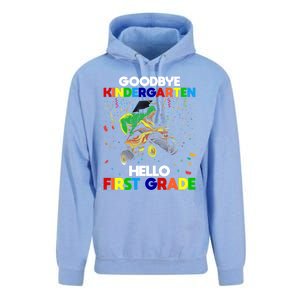 Goodbye Kindergarten Hello First Grade 1St Grade Meaningful Gift Unisex Surf Hoodie