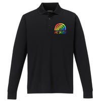 God Keeps His Promise Rainbow Christian Bible Noah Performance Long Sleeve Polo