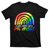 God Keeps His Promise Rainbow Christian Bible Noah T-Shirt