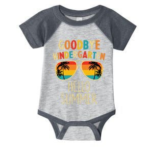 Goodbye Kindergarten Hello Summer Last Day Graduation Infant Baby Jersey Bodysuit