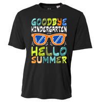 Goodbye Kindergarten Hello Summer Kinder Graduate Cooling Performance Crew T-Shirt