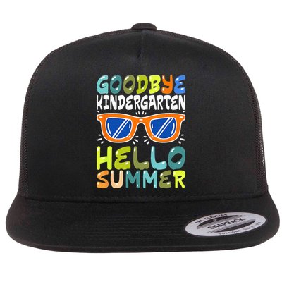 Goodbye Kindergarten Hello Summer Kinder Graduate Flatbill Hat