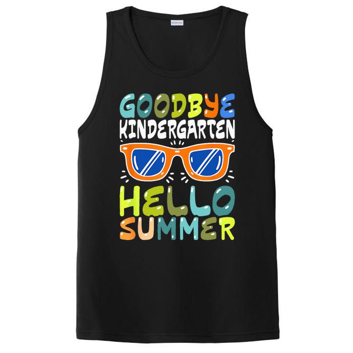 Goodbye Kindergarten Hello Summer Kinder Graduate PosiCharge Competitor Tank