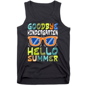 Goodbye Kindergarten Hello Summer Kinder Graduate Tank Top