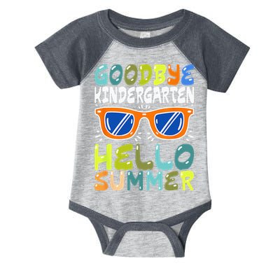 Goodbye Kindergarten Hello Summer Kinder Graduate Infant Baby Jersey Bodysuit