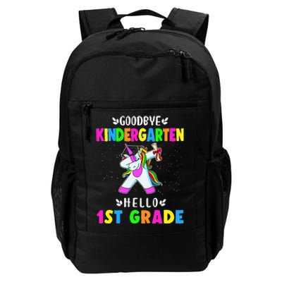 Goodbye Kindergarten Hello First Grade Unicorn Daily Commute Backpack