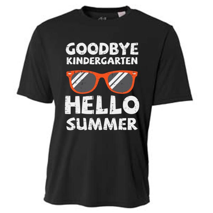 Goodbye Kindergarten Hello Summer Last Day Graduation Cooling Performance Crew T-Shirt