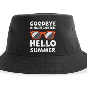 Goodbye Kindergarten Hello Summer Last Day Graduation Sustainable Bucket Hat