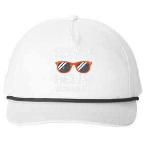 Goodbye Kindergarten Hello Summer Last Day Graduation Snapback Five-Panel Rope Hat