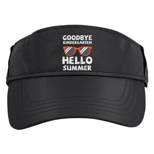 Goodbye Kindergarten Hello Summer Last Day Graduation Adult Drive Performance Visor