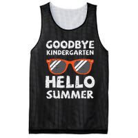 Goodbye Kindergarten Hello Summer Last Day Graduation Mesh Reversible Basketball Jersey Tank