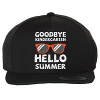 Goodbye Kindergarten Hello Summer Last Day Graduation Wool Snapback Cap