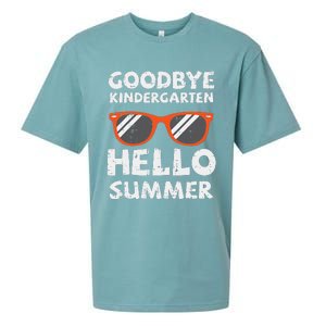 Goodbye Kindergarten Hello Summer Last Day Graduation Sueded Cloud Jersey T-Shirt