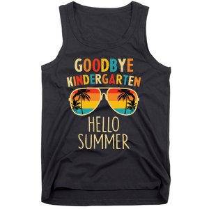 Goodbye Kindergarten Hello Summer Last Day Graduation Tank Top