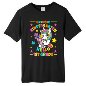 Goodbye Kindergarten Hello 1st Grade I Unicorn Tall Fusion ChromaSoft Performance T-Shirt