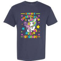 Goodbye Kindergarten Hello 1st Grade I Unicorn Garment-Dyed Heavyweight T-Shirt