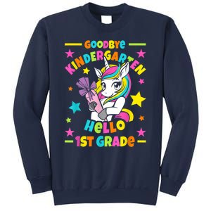 Goodbye Kindergarten Hello 1st Grade I Unicorn Sweatshirt