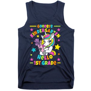 Goodbye Kindergarten Hello 1st Grade I Unicorn Tank Top