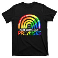 God Keeps His Promise Rainbow Christian Bible Noah T-Shirt