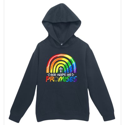 God Keeps His Promise Rainbow Christian Bible Noah Urban Pullover Hoodie