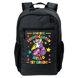 Goodbye Kindergarten Hello 1st Grade I Unicorn Daily Commute Backpack