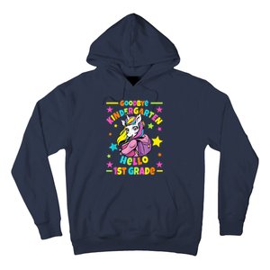 Goodbye Kindergarten Hello 1st Grade I Unicorn Hoodie