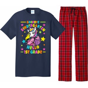 Goodbye Kindergarten Hello 1st Grade I Unicorn Pajama Set