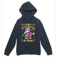 Goodbye Kindergarten Hello 1st Grade I Unicorn Urban Pullover Hoodie