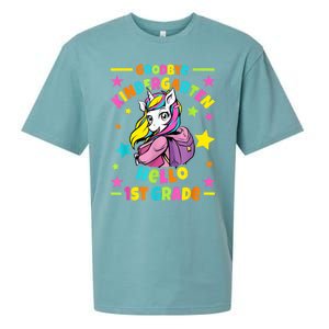 Goodbye Kindergarten Hello 1st Grade I Unicorn Sueded Cloud Jersey T-Shirt