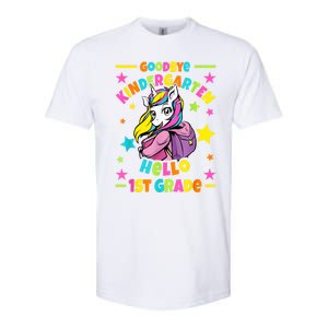 Goodbye Kindergarten Hello 1st Grade I Unicorn Softstyle CVC T-Shirt