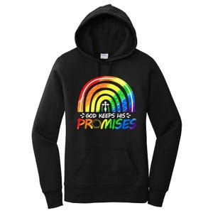 God Keeps His Promise Rainbow Christian Bible Noah Women's Pullover Hoodie