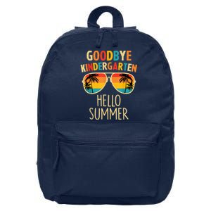 Goodbye Kindergarten Hello Summer Last Day Graduation 16 in Basic Backpack