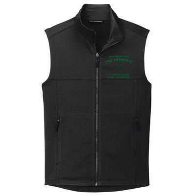 God Knew ID Be Too Powerful Collective Smooth Fleece Vest